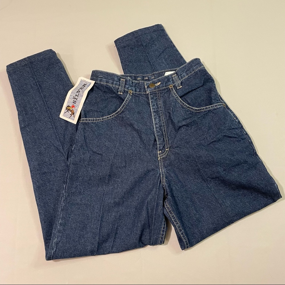 Vintage Women’s Silver Jeans Size 29/31 Mom Jeans High Waisted NWT!